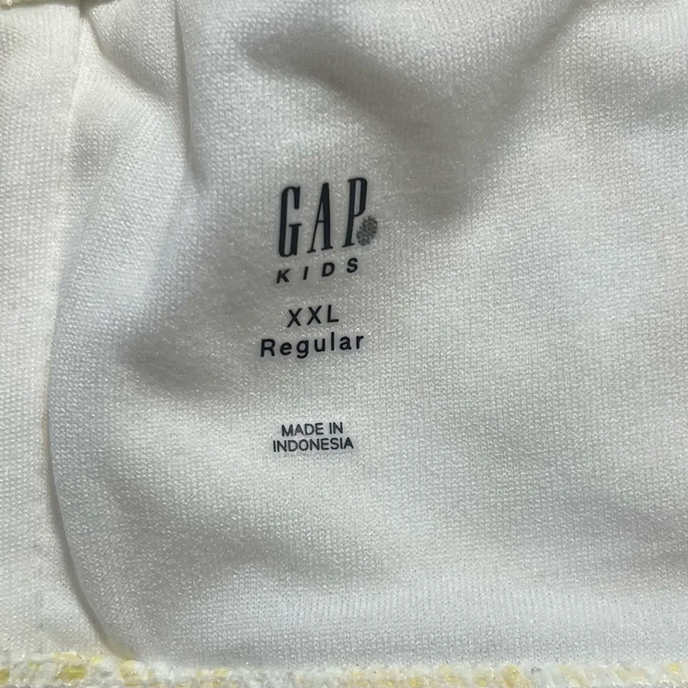 Gap Kids Yellow & White Floral Bathing Suit Top size XXL